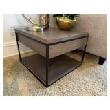 Modern Small End Table with Drawer