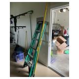 Werner 6 Ft Ladder & Extension Pole