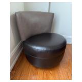 Jaymar Two Tone Black & Gray Swivel Chair