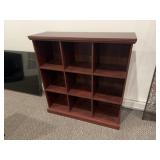 Wooden Cabinet with 9 Cubbies