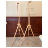 2 Artino Adjustable Pinewood Easels