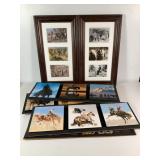 Western Art Framed & Foam Board Prints Lot