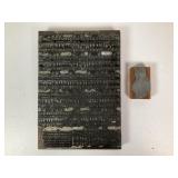 Vintage Electrotype Letterpress Music Plate &