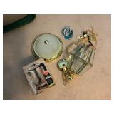 Copco Percolator & 24-Inch Hanging Light
