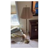 56 Inch Tall Brass Floor Lamp