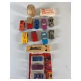 Matchbox Cars, Wooden Barrel & Puzzle Lot