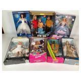 Barbie Collector Dolls Lot of 7, All NOS