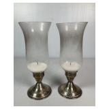 Pr. Regional Sterling Hurricane Candle Stands