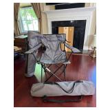 EZ Folding Camp Chairs with Bags