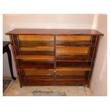Varnished Cedar Bookcase