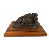 Bob Scriver ï¿½Paulï¿½s Bullï¿½ Bronze Sculpture
