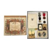 Thomas B. Sailor Marriage Certificate, Badges, Pho