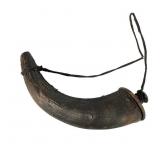 Antique Powder Horn with Leather Strap