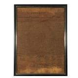 Antique Declaration of Independence Replica