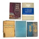 Five Civil War & Western Themed Books
