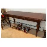 Ethan Allen Mahogany Folded Up Table