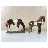 Big Sky Carvers Resin Horse & Inlaid Wooden Hore