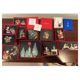 Bavarian Pewter Art Ornaments