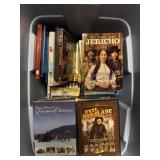 Large Tub of DVDs with Classics & Holiday