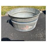 NESCO Galvanized Round Tub