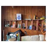 Tools & Wooden Ladder Garage Lot