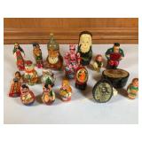 Handpainted Russian & Ukrainian Nesting Dolls