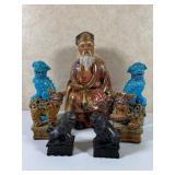 Decorative Asian Figures Grouping, 7 Pieces