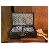 Traveling Vanity Set in Black Case