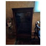 Petite Bookcase with Glass Door & Ball Claw