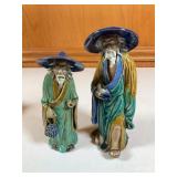 Chinese Shiwan Pottery Sage & Fisherman Figure