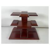 Mahogany Three Stand
