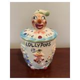 Big Top Lollipops Cookie Jar