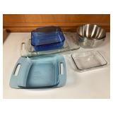 Pyrex Glass Baking Dishes & Stainless Steel