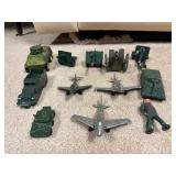 Metal Toys Including Tootsie Arm.