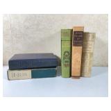 5 Decorative Cloth Hardcover Books