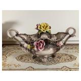 Capodimonte Centerpiece with Floral Lid