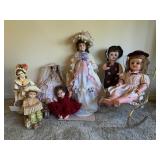 Porcelain & Plaster Doll Collection