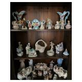 Large Group of Decorative Porcelain Figures
