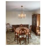 Wood Dining Room Furniture W/ China Cabinet