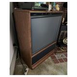 Vintage Panasonic 45 Inch TV in Cabinet