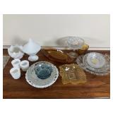 Pressed Glass & Milk Glass Lot