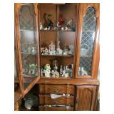 Contents of China Cabinet: Figurines & Glass