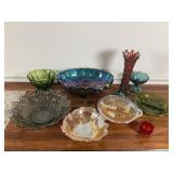 Carnival & Colored Glass Bowls