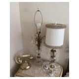 Three Lamps & French Style Phone