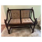 Mahogany Settee Bench