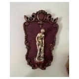 Pair Composition Figural Nude Wall Plaques