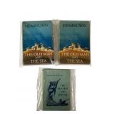 3 Early Editions Hemingwayï¿½s The Old Man &  Sea