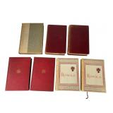 7 Vtg Literary Double Vols, Rare Et Cetera Scrapbo