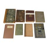 8 19th & Early 20th Century Books, Dickens, RLS+