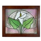 Linda Van Seters Calla Lily Stained Glass Art